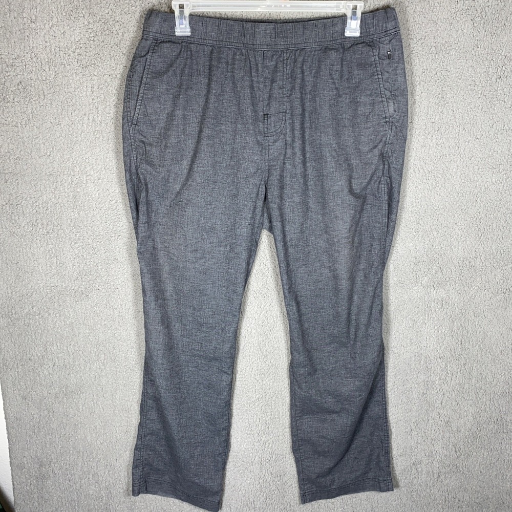 Prana Men's Sz XXL E-waist Drawstring Weaved Pant Hemp Blend